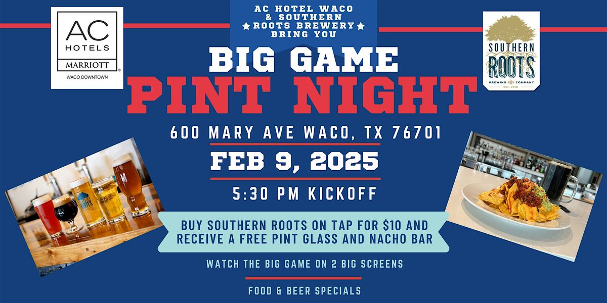 Big Game Pint Night