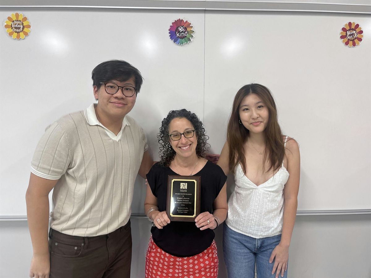 MWHC 2024 Women's History Award- Maryland History Day