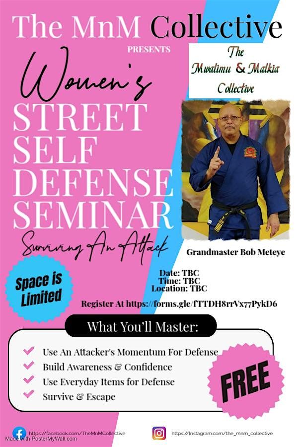 Women\u2019s Street Self Defense Seminar