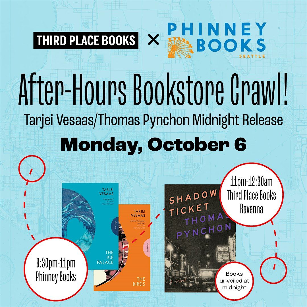 Thomas Pynchon \/ Tarjei Vesaas Release Parties: After-Hours Bookstore Crawl