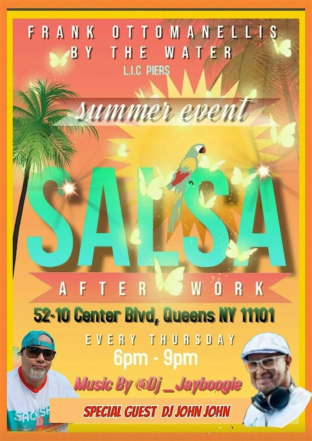 SALSA Afterwork at Frank Ottomanelli's | Free Outdoor Event w\/amazing views