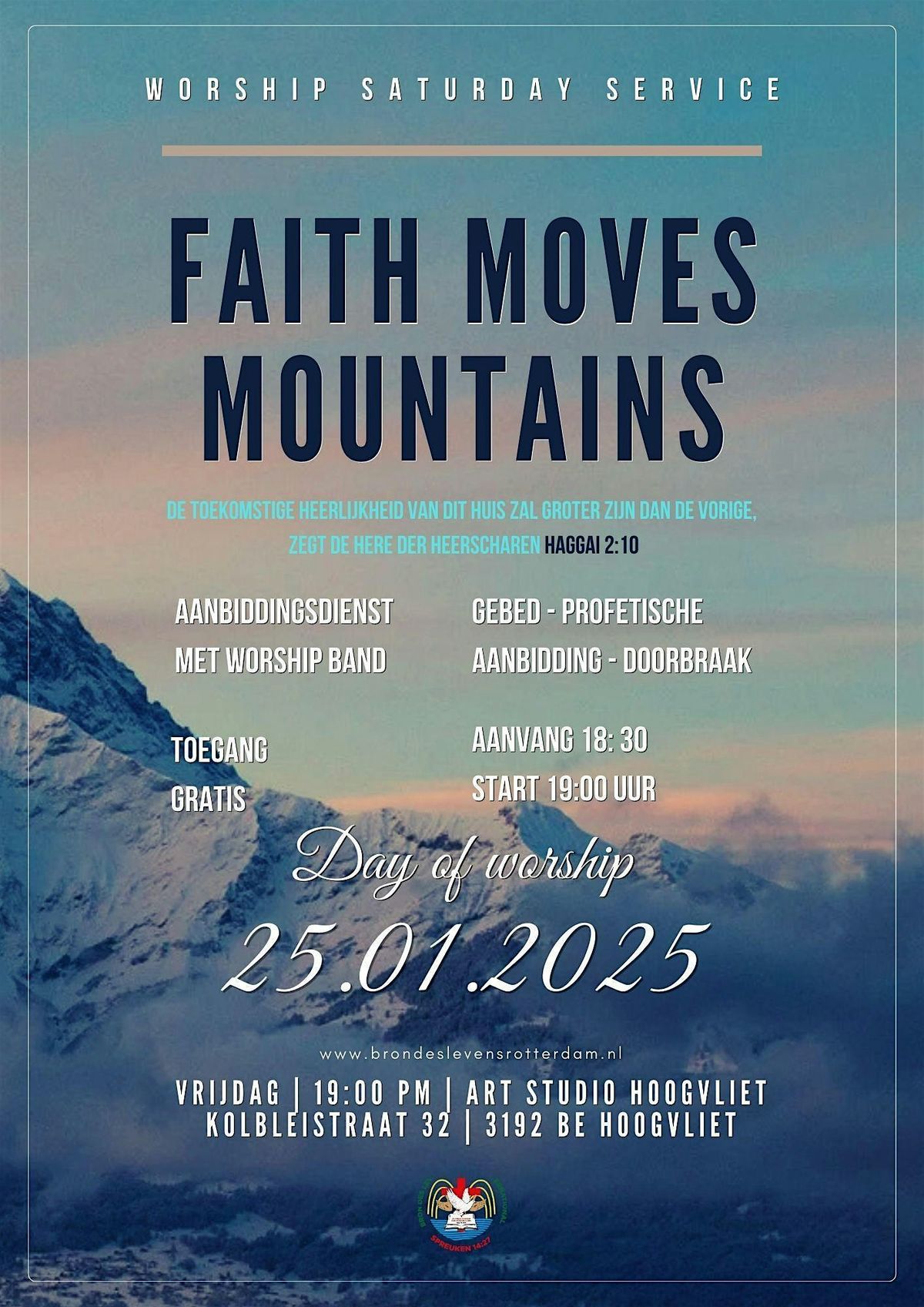 BDL Worship saturday service : Faith moves Mountains