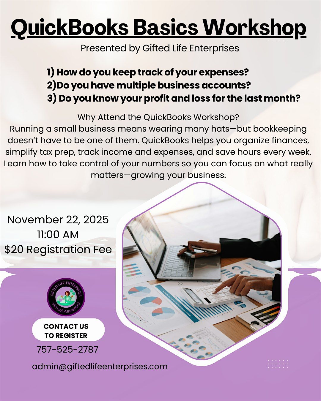 QuickBooks Basics Workshop