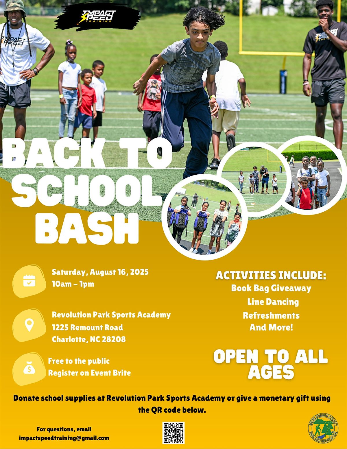 Impact Speed Back to School Bash