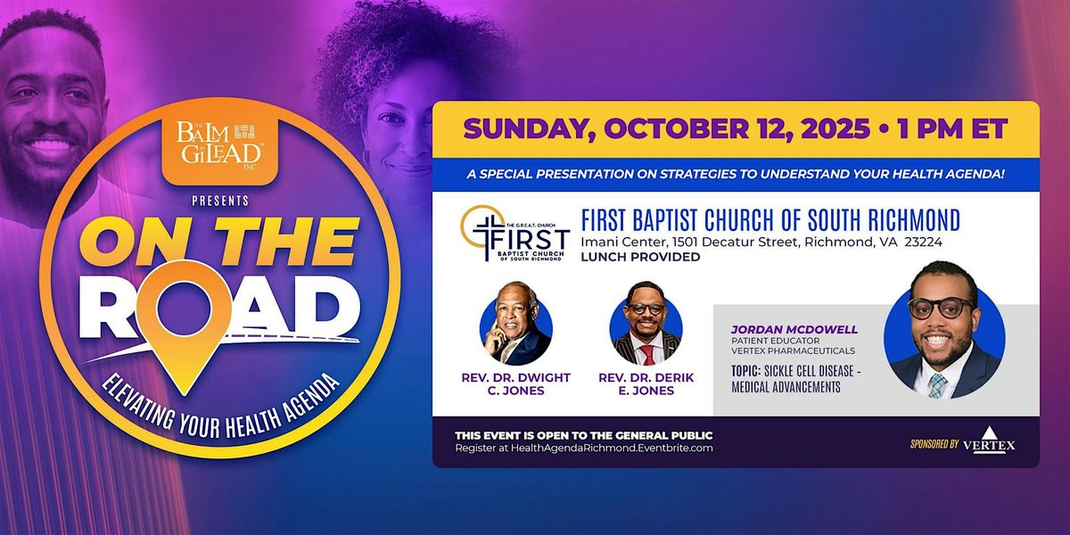 On the Road! Elevating Your Health Agenda (Richmond)