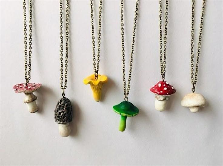 [TEEN WORKSHOP] Whimsical Mushroom Jewelry with Polymer Clay