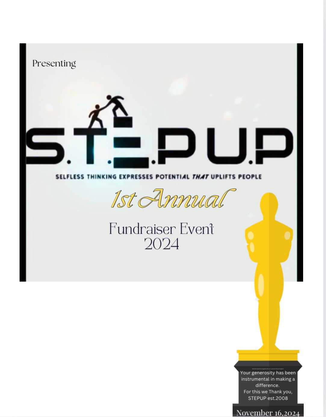 STEPUP First Annual Fundraiser Event