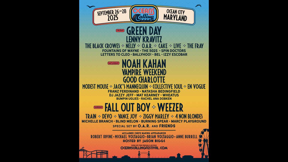 Oceans Calling Festival: Green Day Noah Kahan & Fall Out Boy - 3 Day Pass