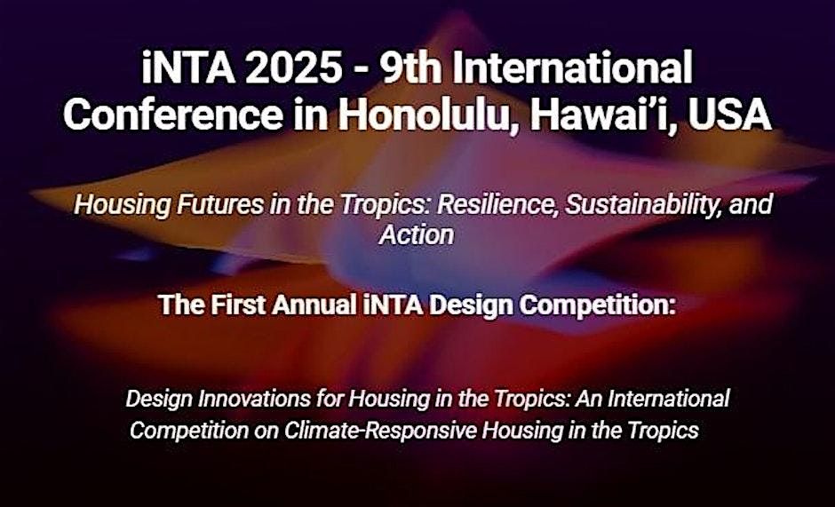 iNTA 2025 Design Competition: DEADLINE EXTENDED (OCT.20TH)