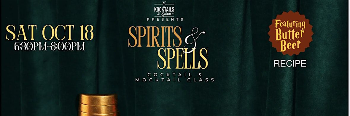 Spirits & Spells: Halloween Cocktail & Mocktail Class