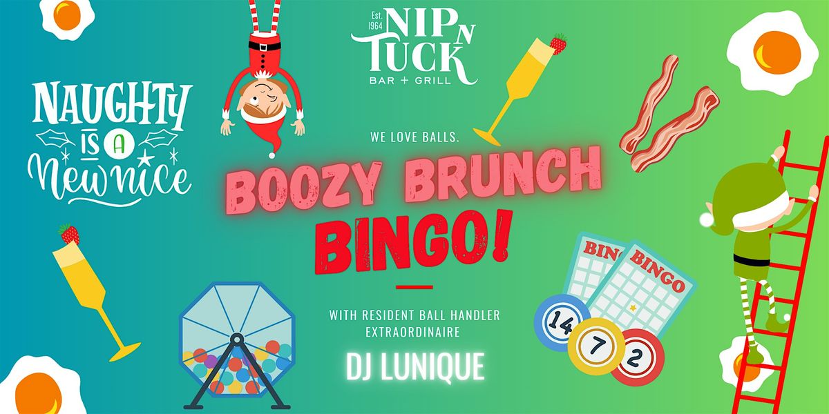 Boozy Brunch Bingo - Naughty or Nice Theme!