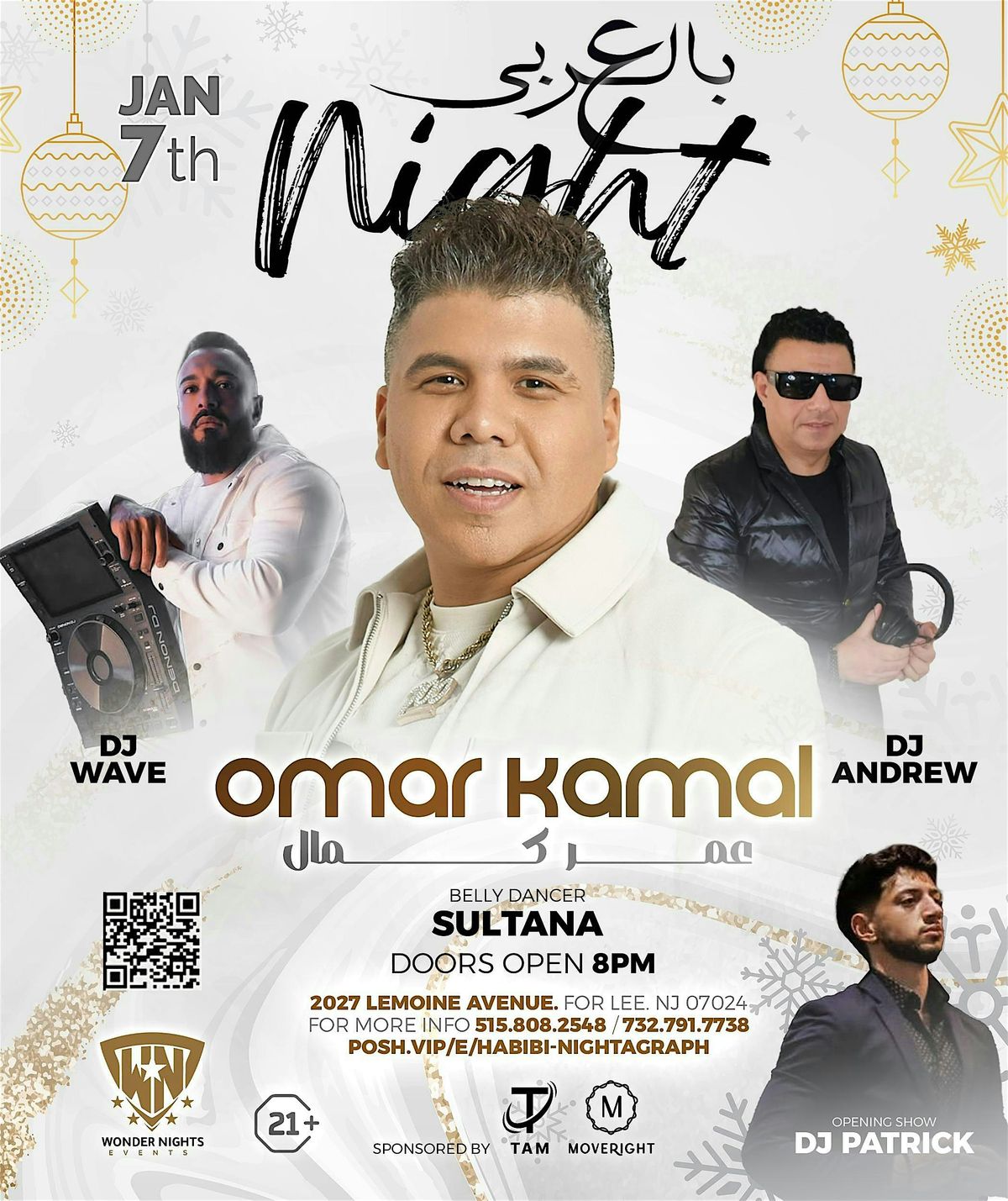 Omar Kamal Concert in New Jersey - January 7th