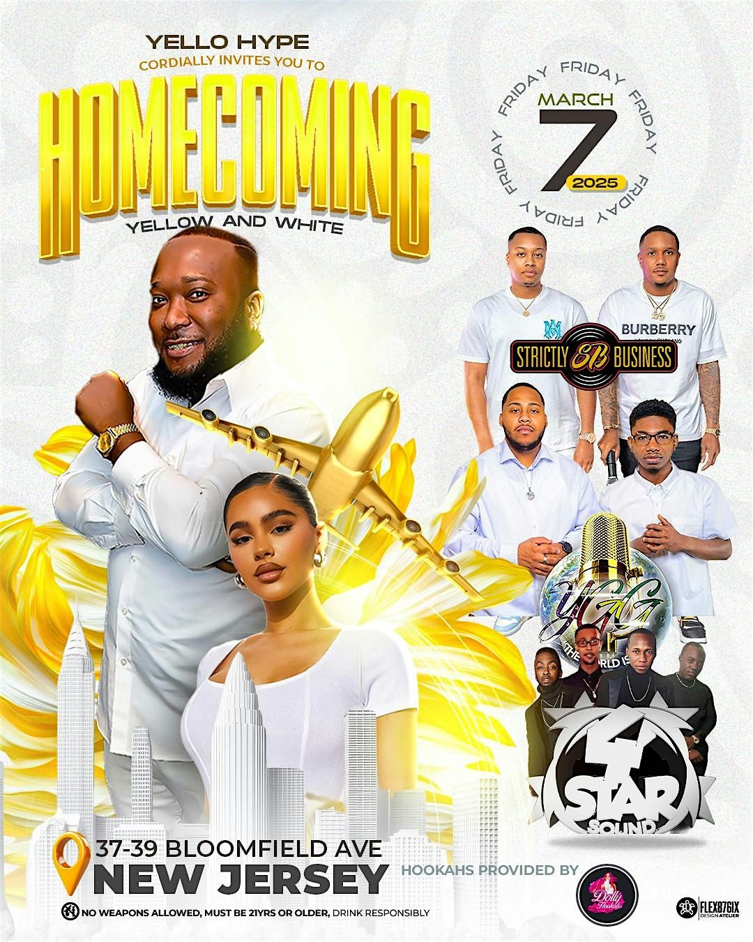 Yellow & White Homecoming