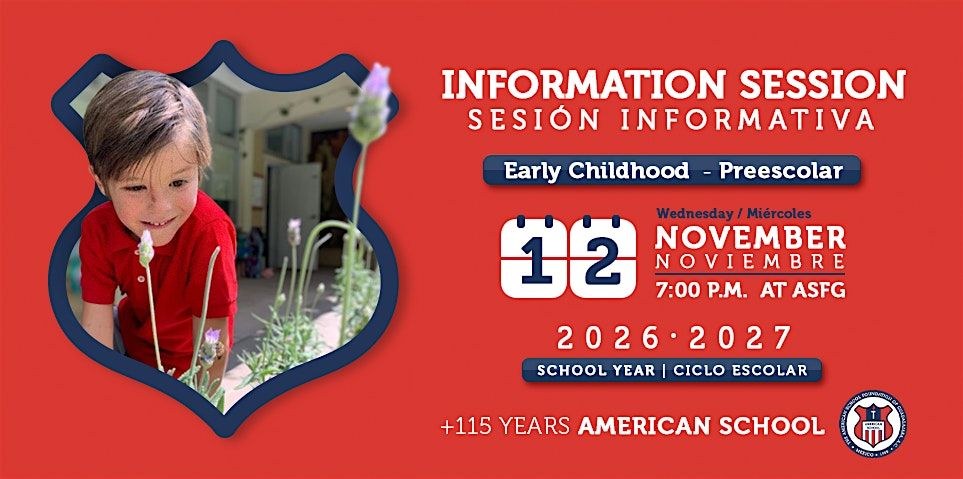 ASFG Information Session - Sesi\u00f3n informativa (Early Childhood)