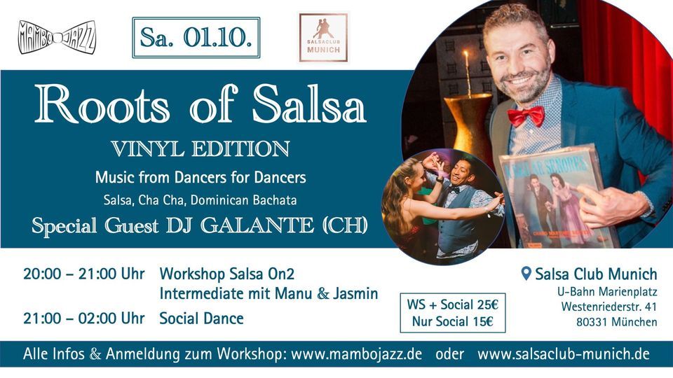 Roots of Salsa *VINYL* edition with DJ Galante 