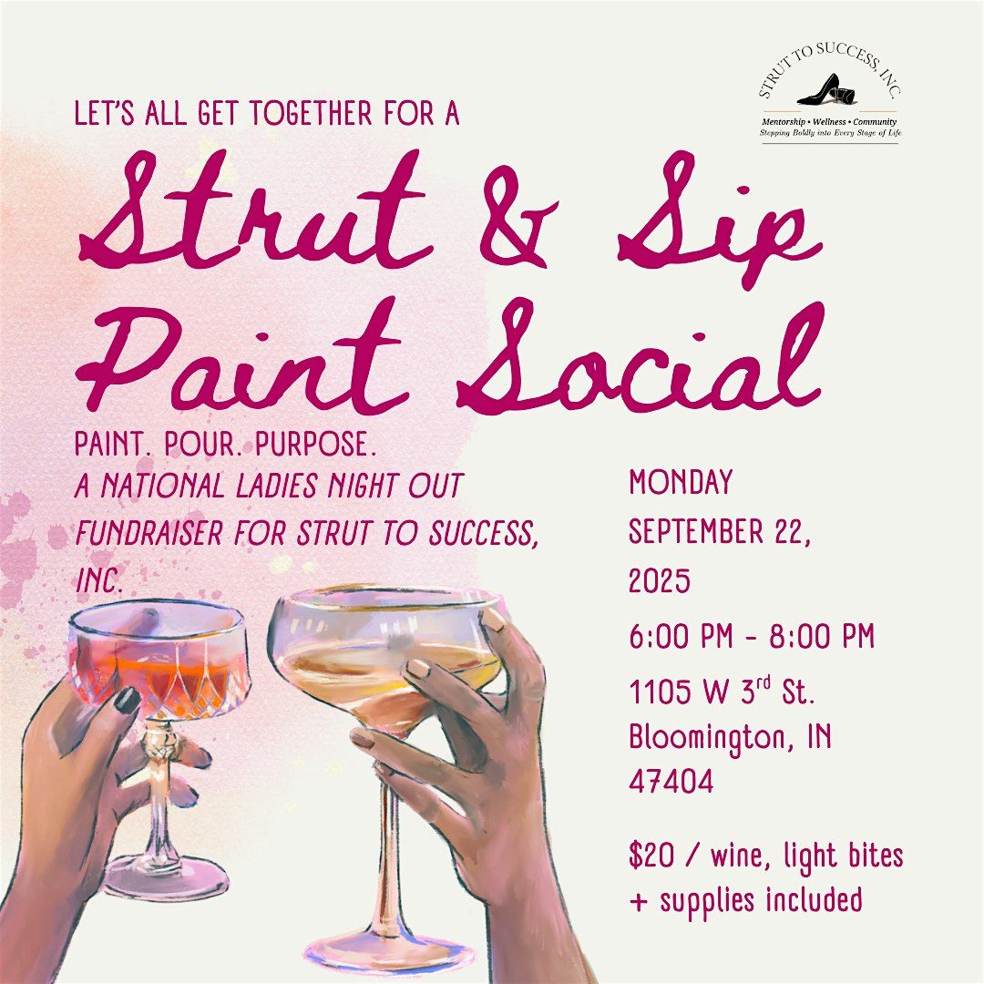 Strut & Sip Paint Social