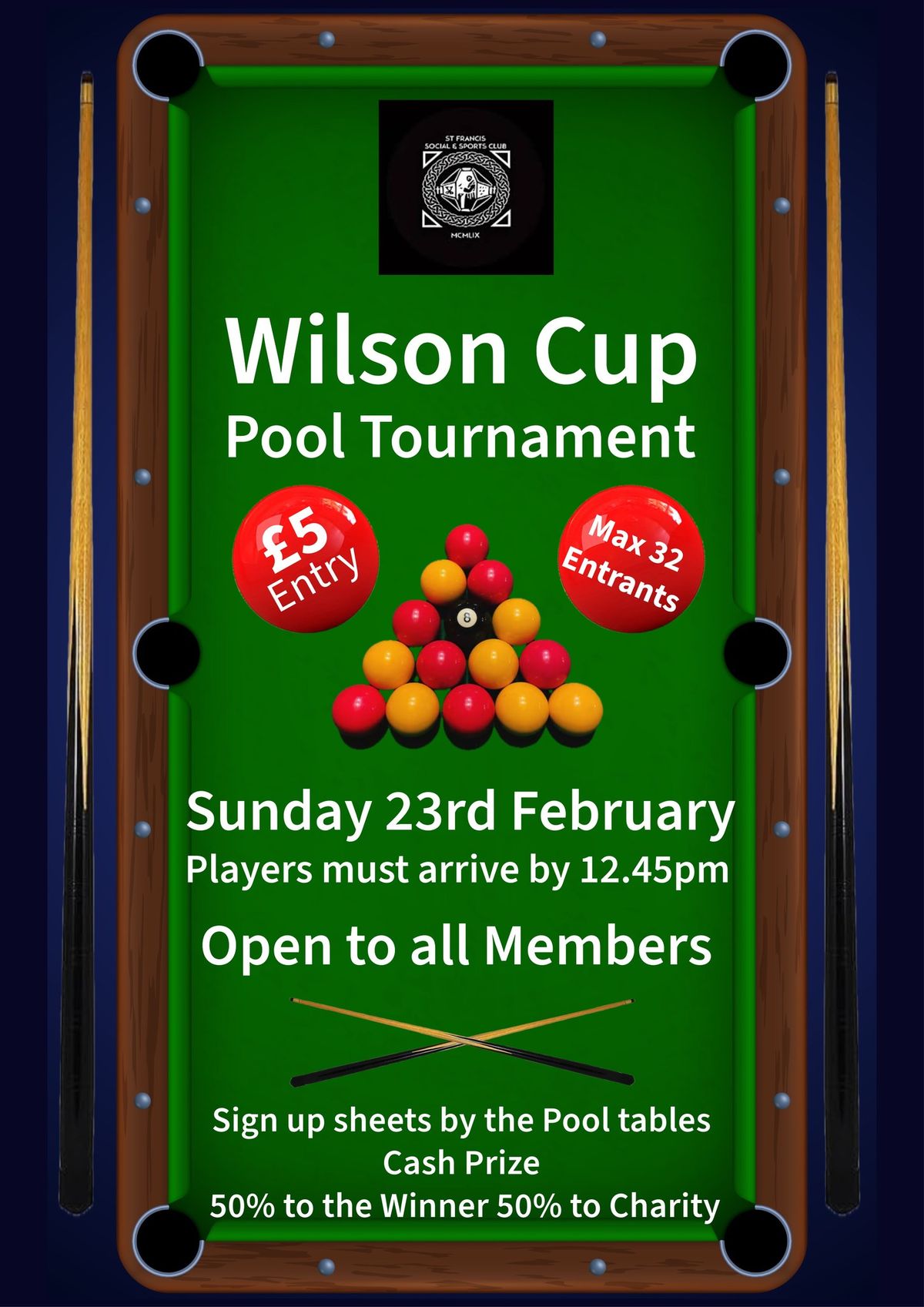 Wilson Cup Pool Tournament 