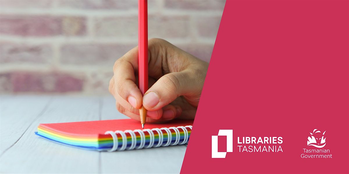 Young writers' club at Hobart Library