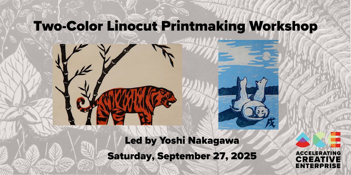 Two-Color Linocut Printmaking Workshop