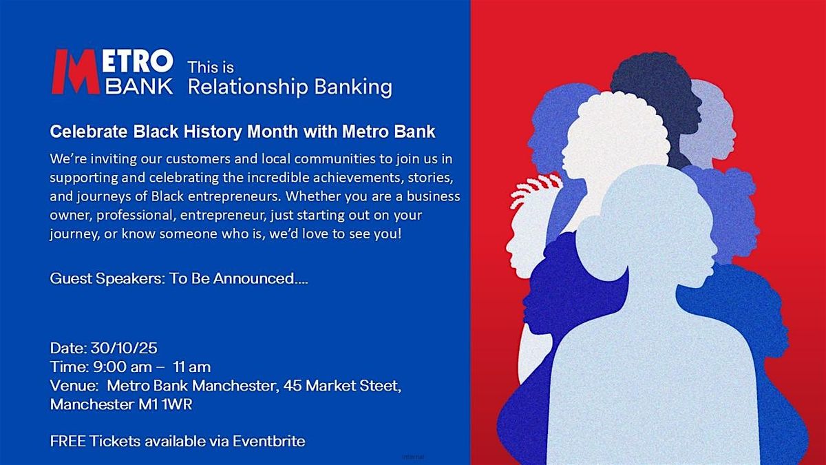 Celebrate Black History Month with Metro Bank\u200b
