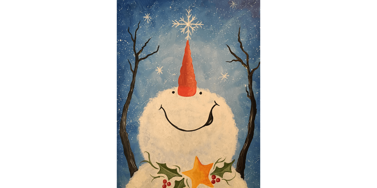 Catching Snowflakes - Paint and Sip in Boston | Classpop!\u2122