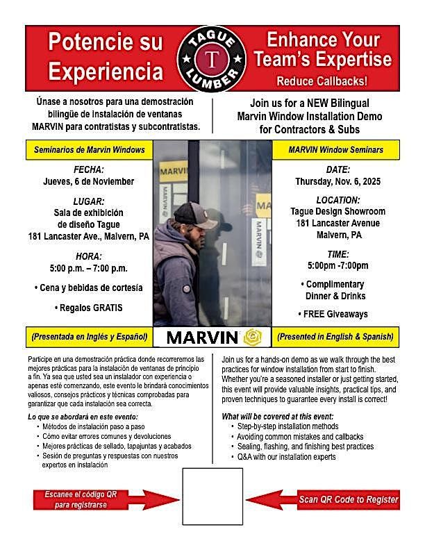 MARVIN \u2014  Bi-Lingual Window Install Demo for Contactors AND Subs! (MALVERN)