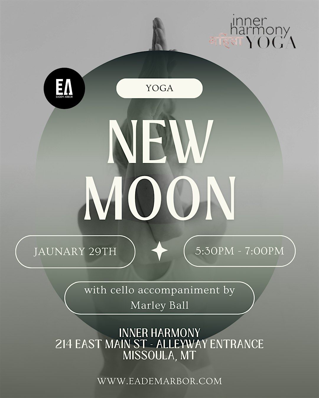 NEW MOON YOGA W\/ CELLO ACCOMPANIMENT