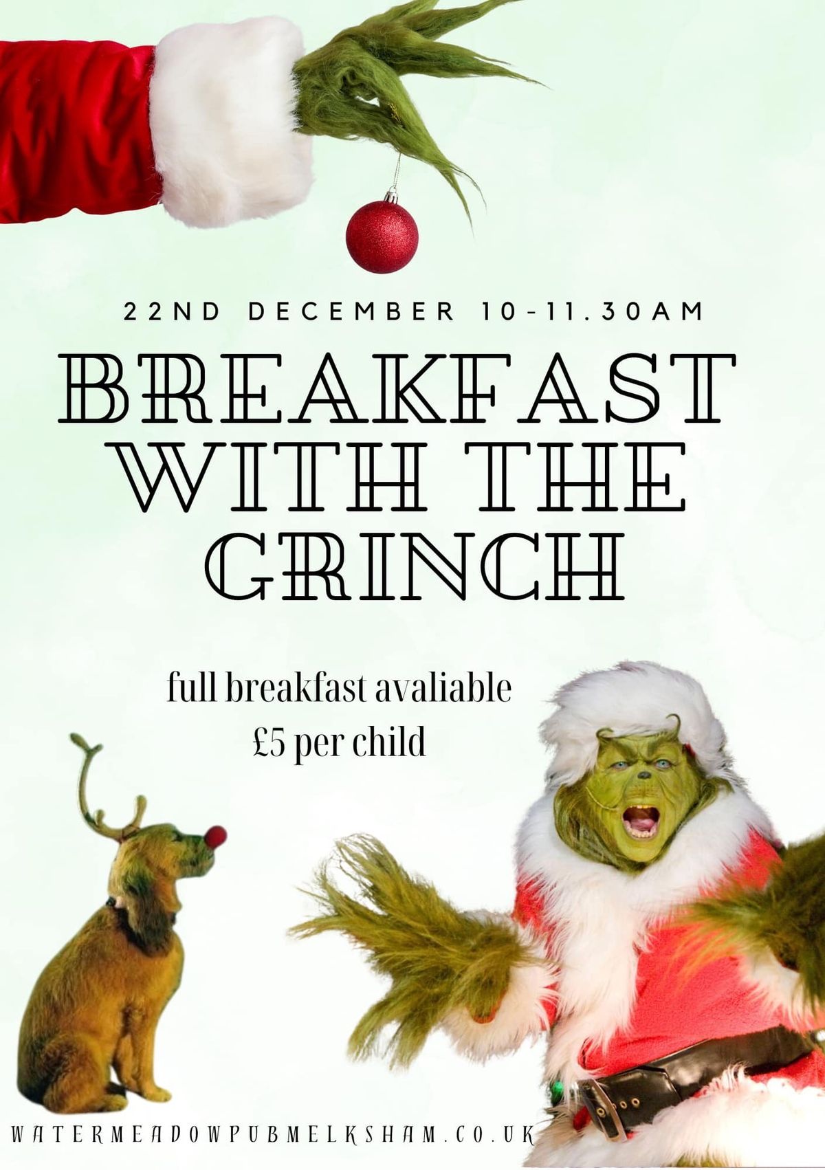 Breakfast with The Grinch 