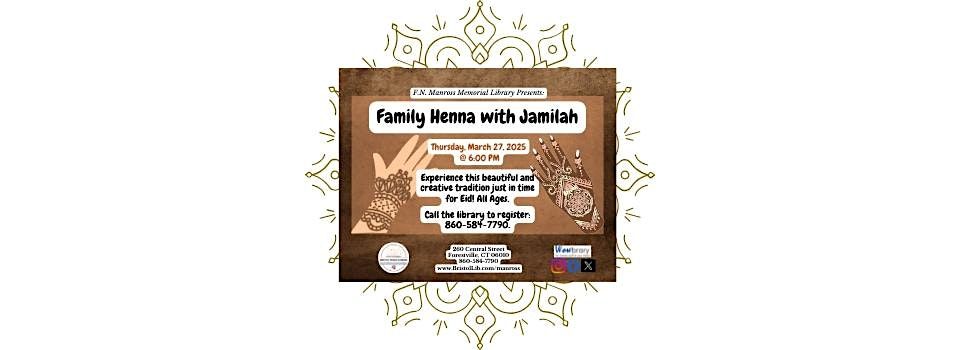 Family Henna with Jamilah