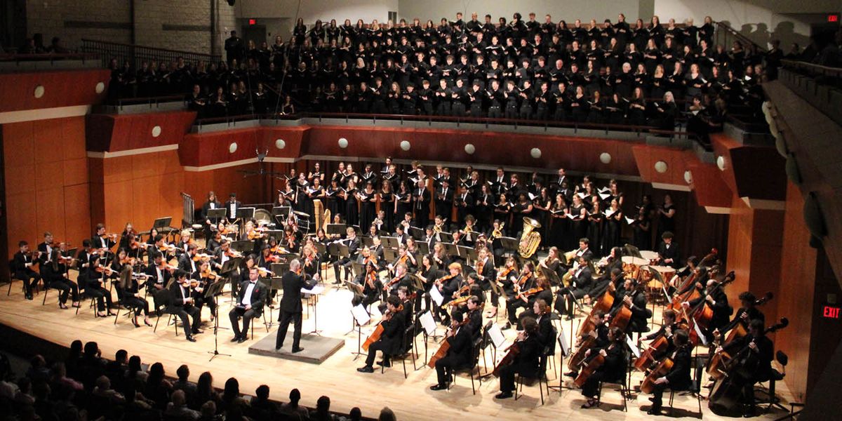 Hugh Hodgson School of Music - University of Georgia Symphony Orchestra and Combined Choirs Closing Concert at Hugh Hodgson Concert Hall