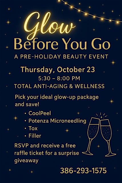 Glow Before You Go Pre-Holiday Party