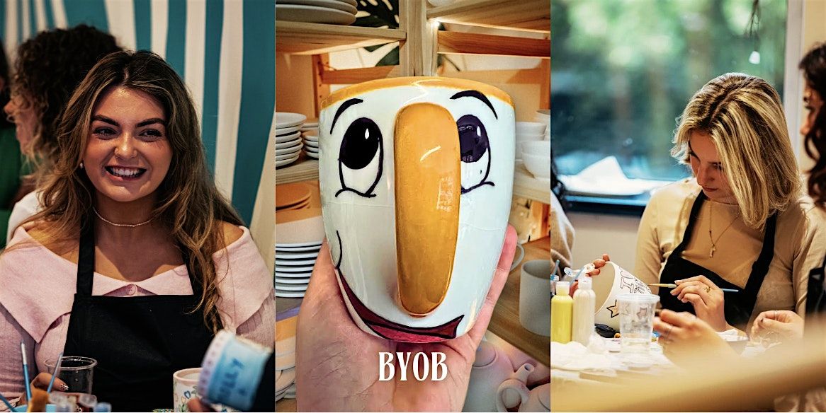Disney Themed Pottery Painting