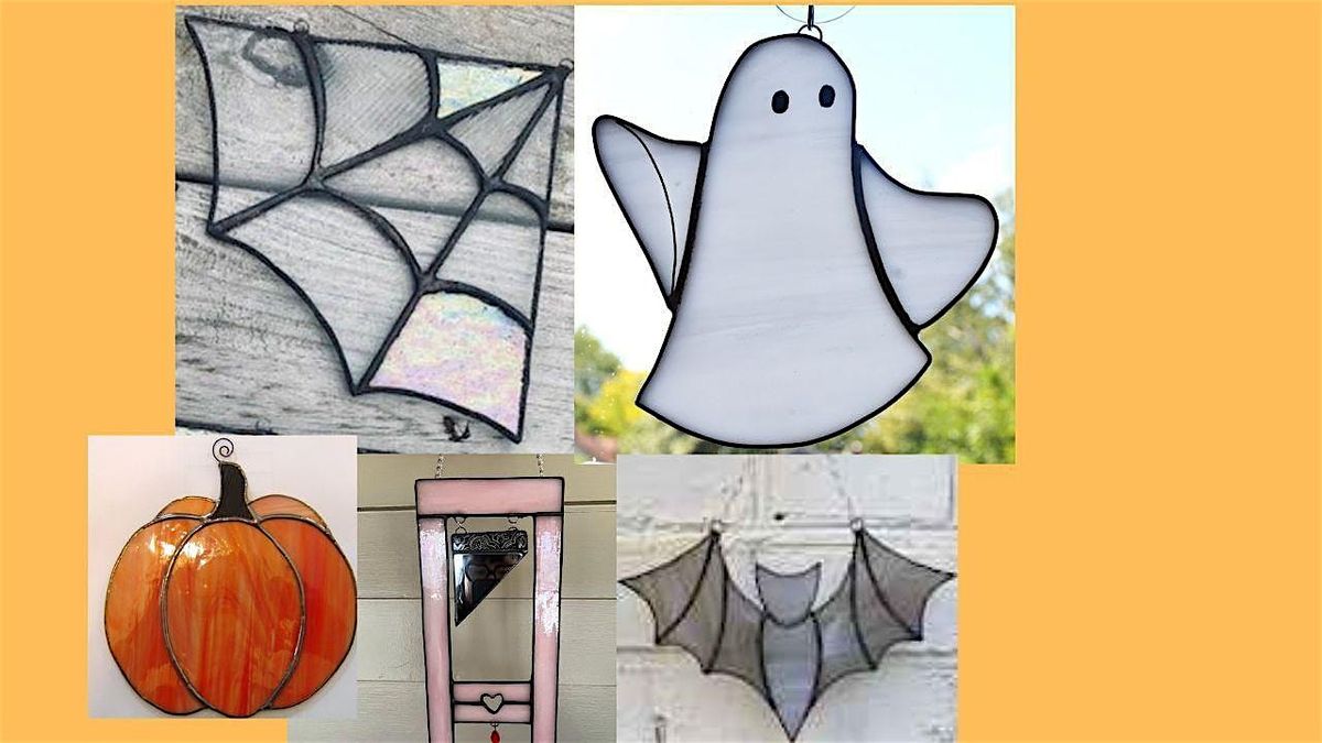 Stained Glass Bats,  Webs and More-beginner friendly stained glass class