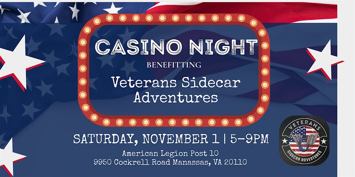 Veterans Sidecar Adventures Casino Night