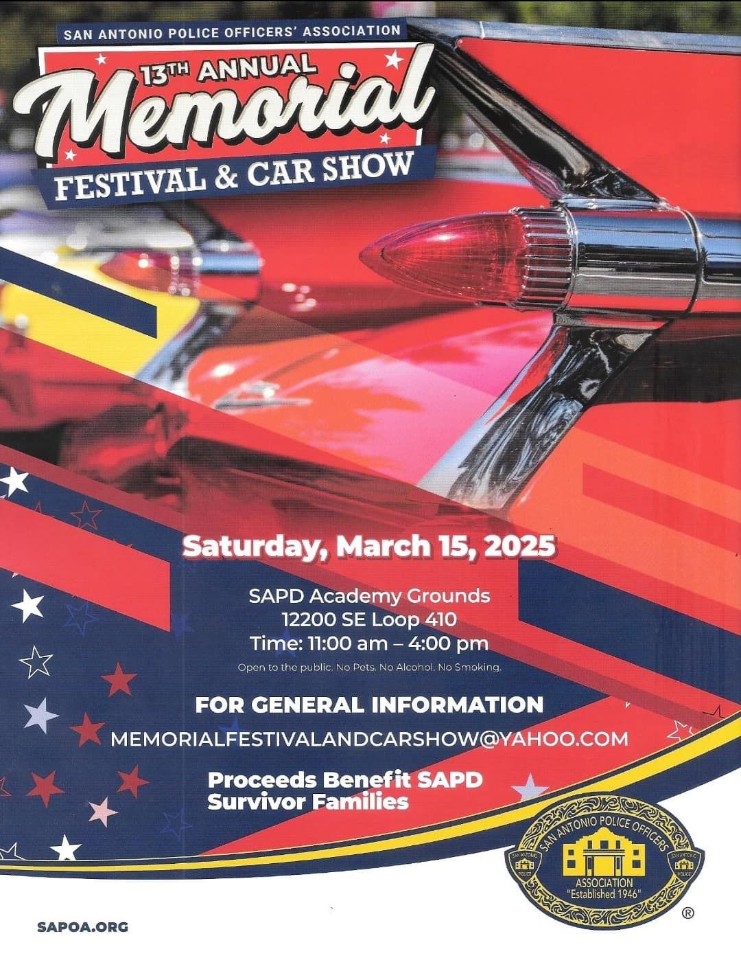 SAPD Memorial Car Show