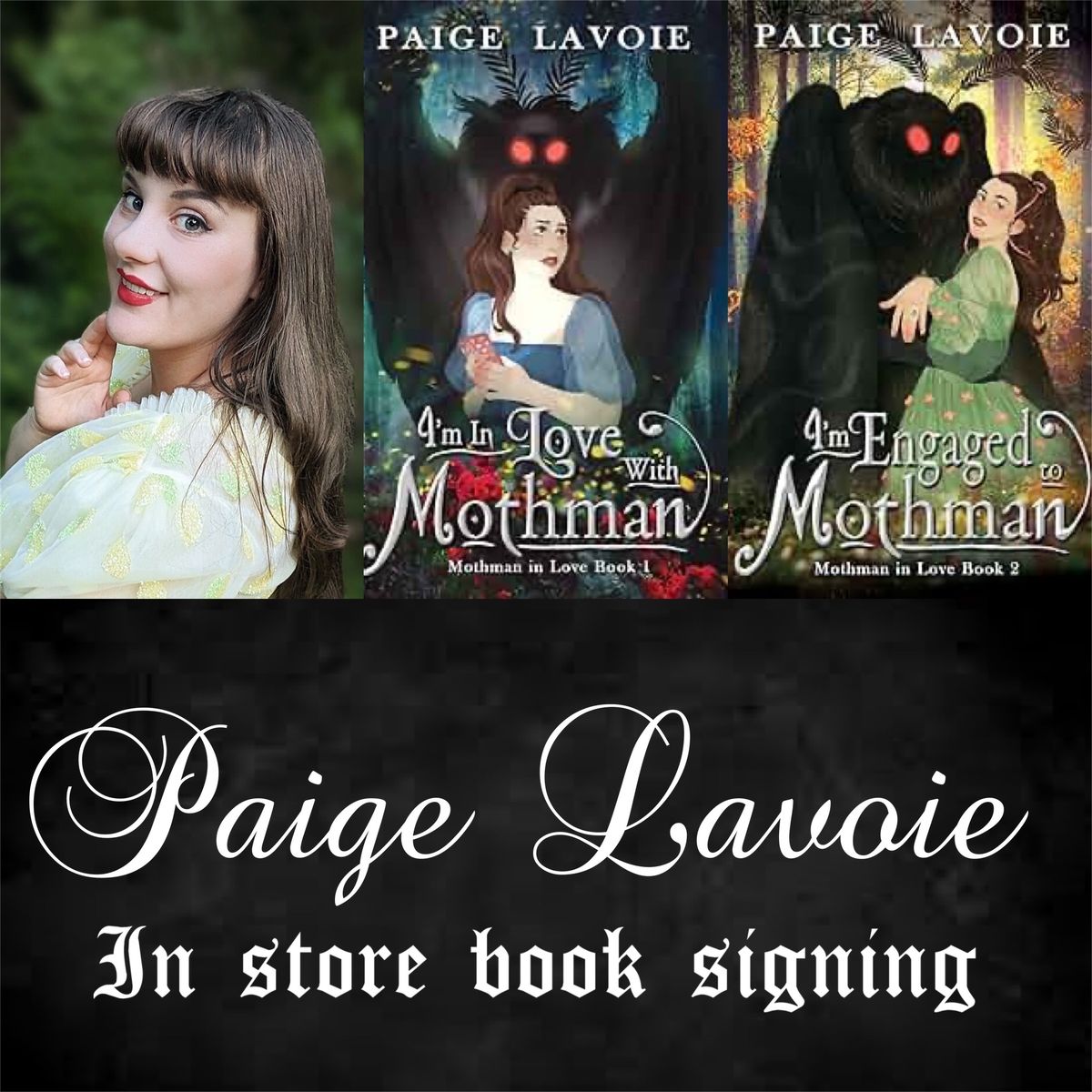 I\u2019m in Love with Mothman- book signing with author Paige Lavoie