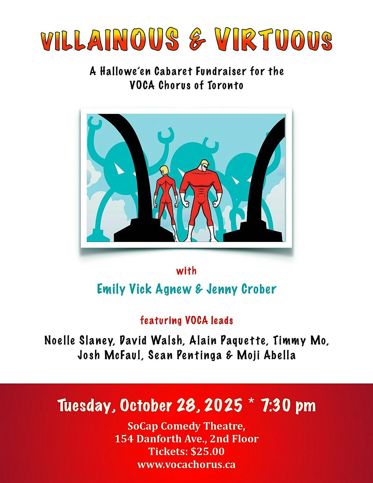 "Villainous & Virtuous" Cabaret\/VOCA Fundraiser