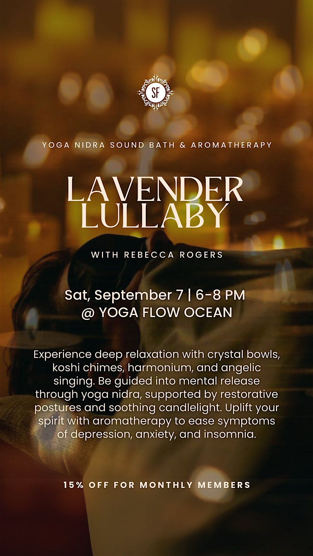 Lavender Lullaby: Yoga Nidra Sound Bath w\/ Aromatherapy