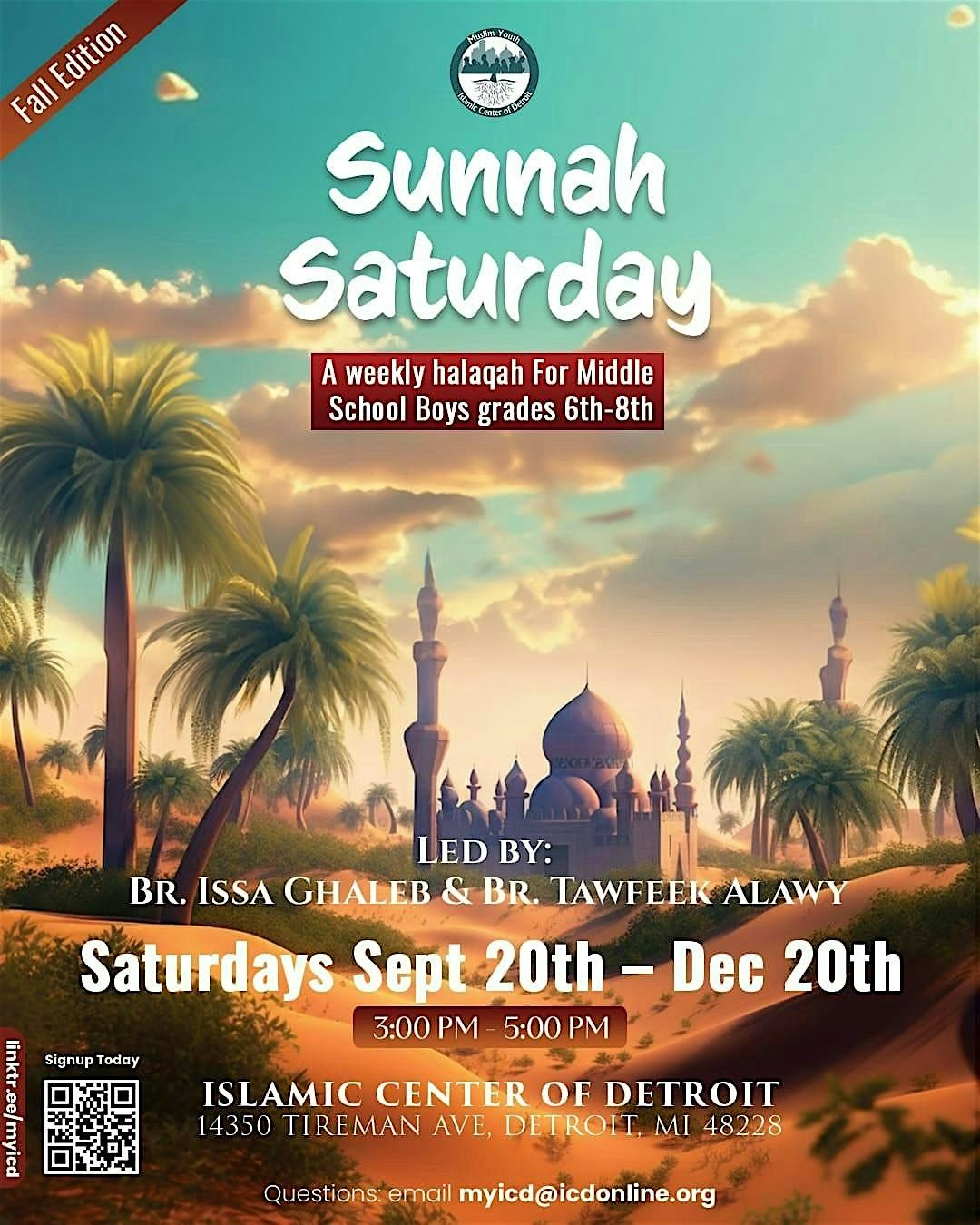 Sunnah Saturday Fall 2025