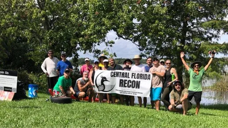 RECON- Lake Underhill Kayak Cleanup