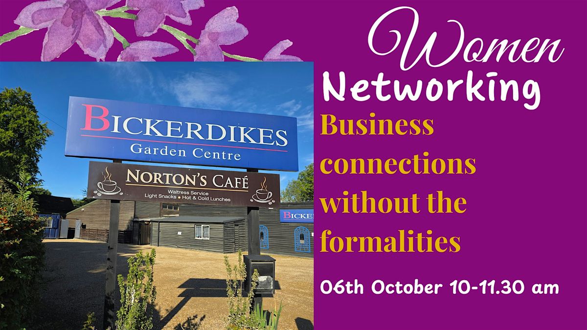 Women Business  Networking Without the Formalities