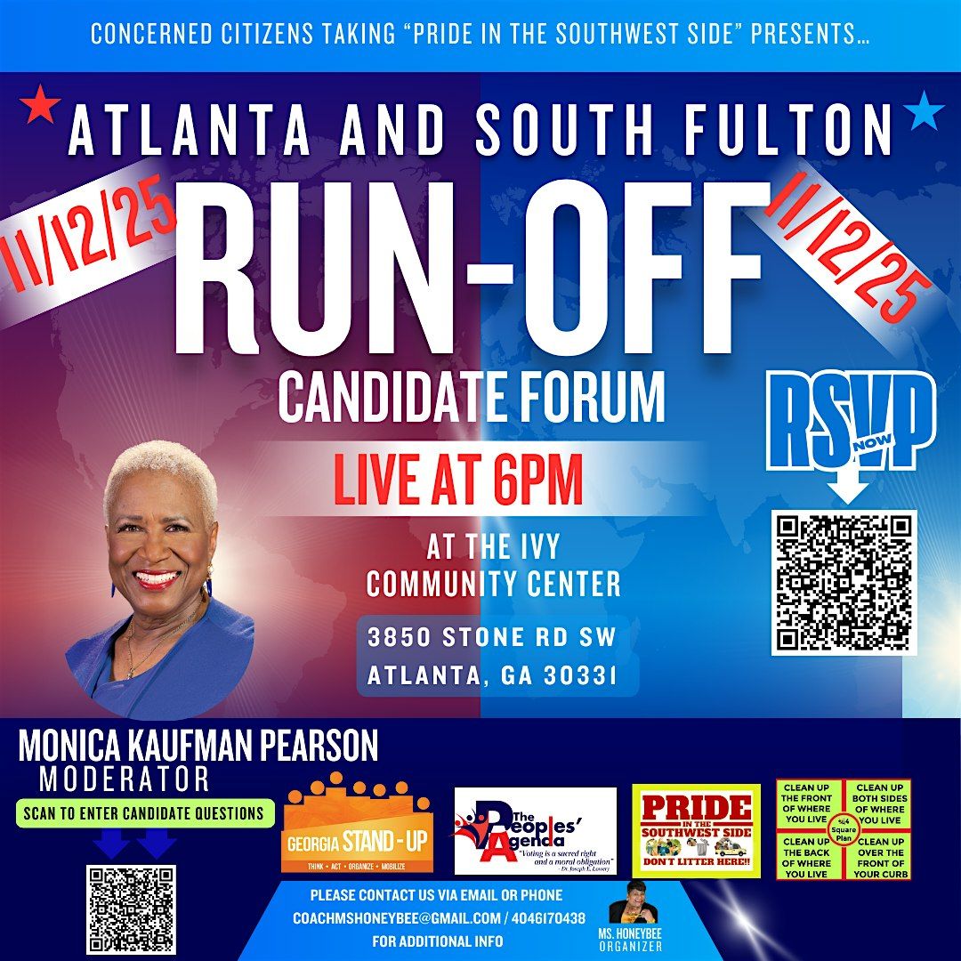 Atlanta and South Fulton RUN OFF Candidate Forum