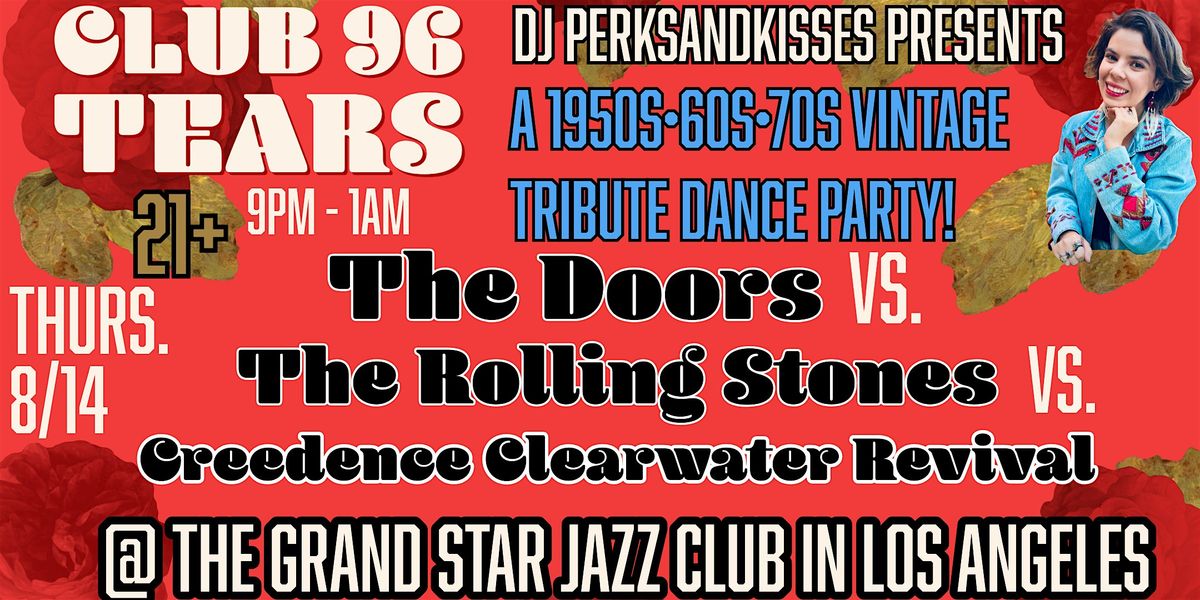 The Doors VS. The Rolling Stones VS. CCR: A Vintage Tribute Dance Party!