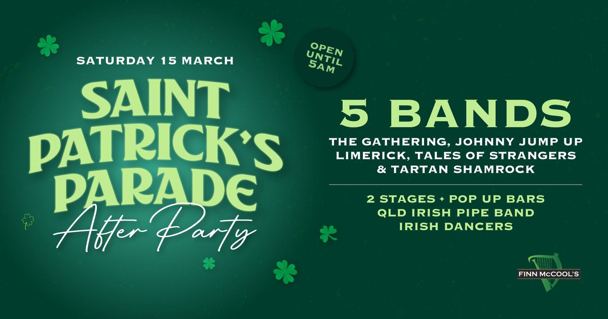 St Patrick's Parade After Party | Finn McCool's Fortitude Valley