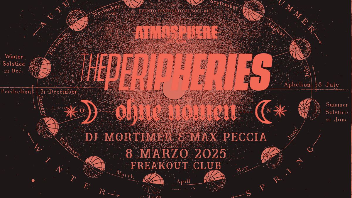 Atmosphere: The Peripheries, Ohne Nomen w\/ Dj Mortimer & M. Peccia | Freakout Club