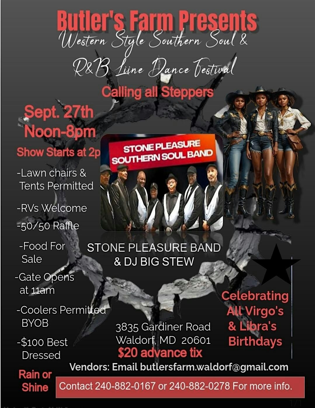 Butler's Farm Presents Western Style Southern Soul R&B Line Dance Festival