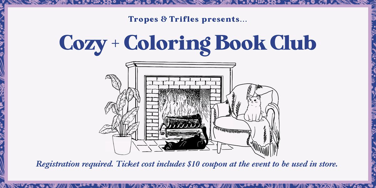 September Cozy + Coloring Book Club!