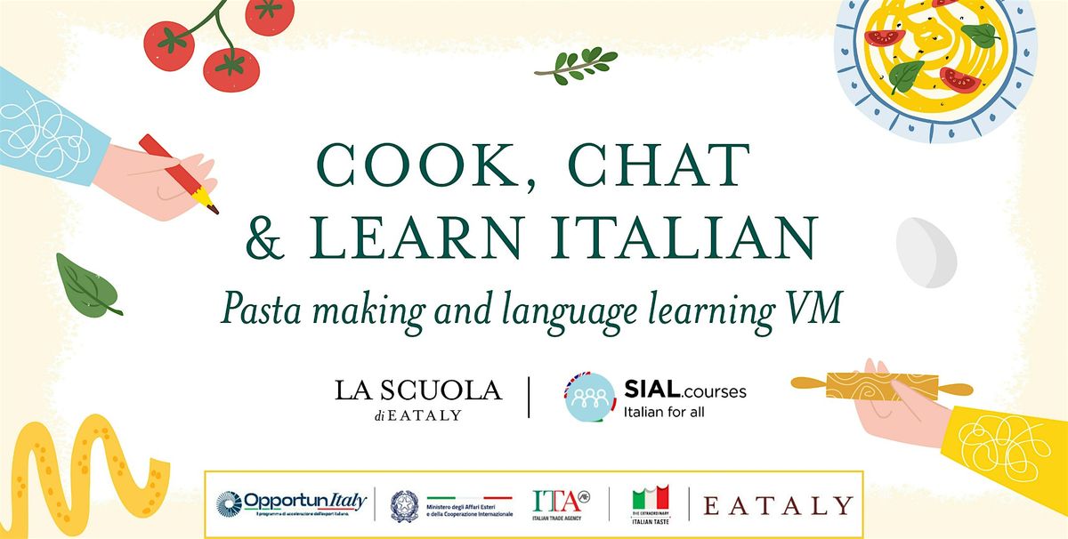 Italian Pasta Night: Cook & Speak Italian