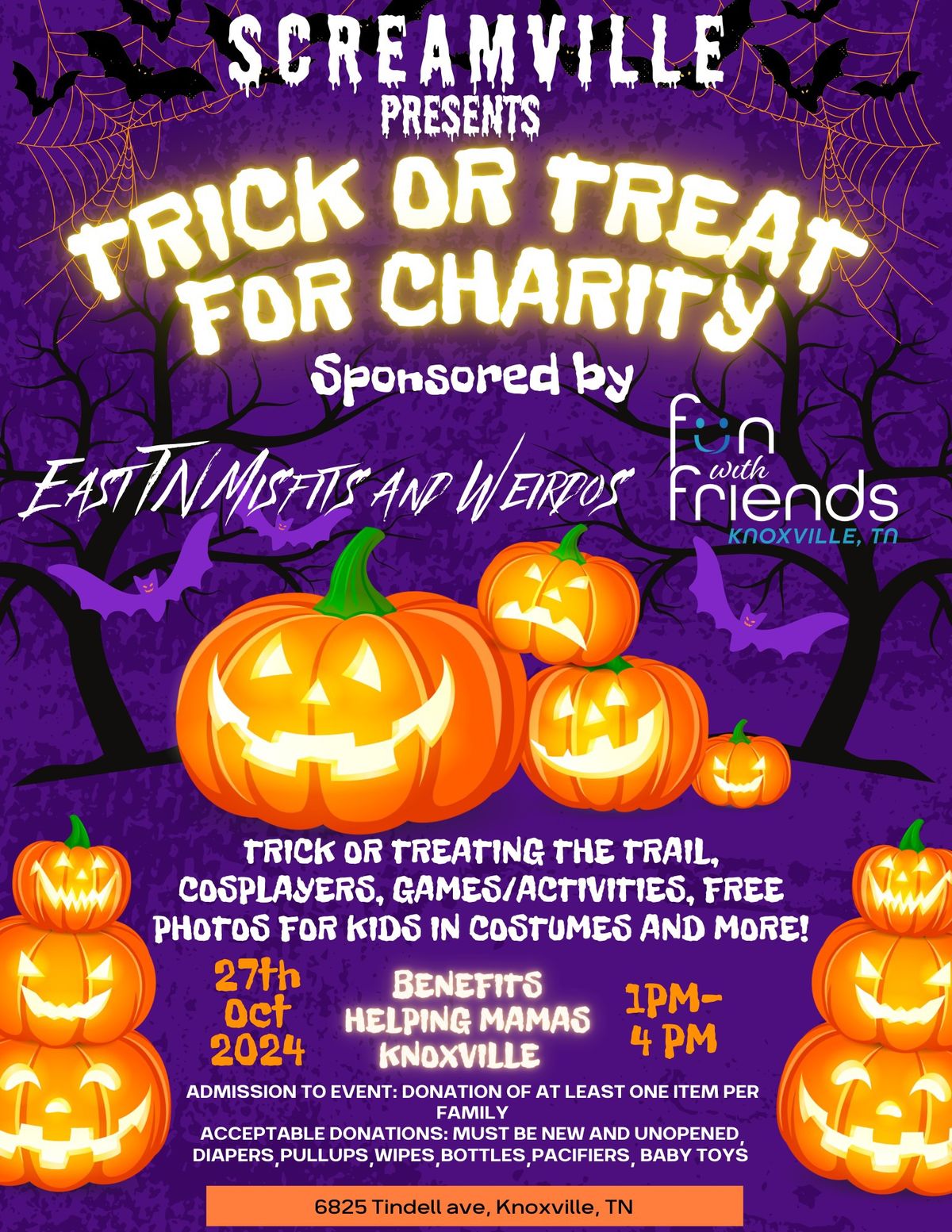 Trick or treat for Charity \ud83c\udf83