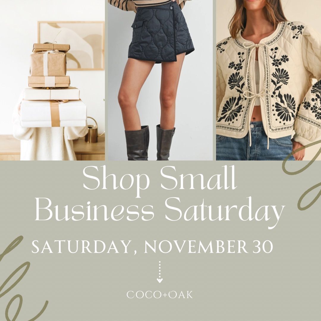 Shop Small Saturday